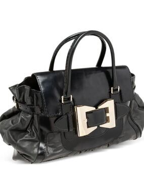 🛍️ Gucci GG Leather Dialux Queen Tote Bag with Bow Buckle & Cert of Authenticity
